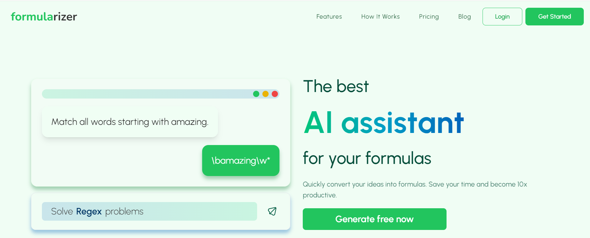 Free AI Tool For Excel - Formularizer