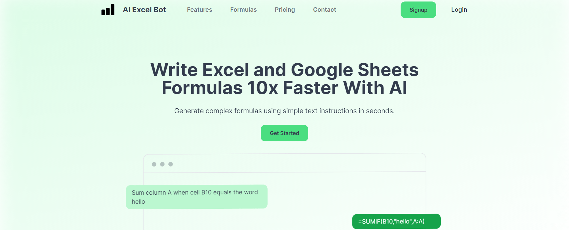 Free AI Tools For Excel - AI Excel Bot