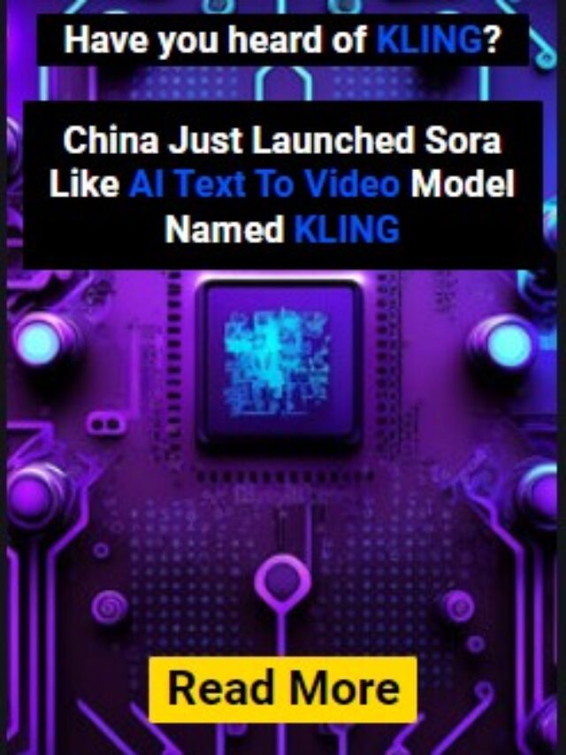 China Just Launched New AI Text To Video Model Named KLING